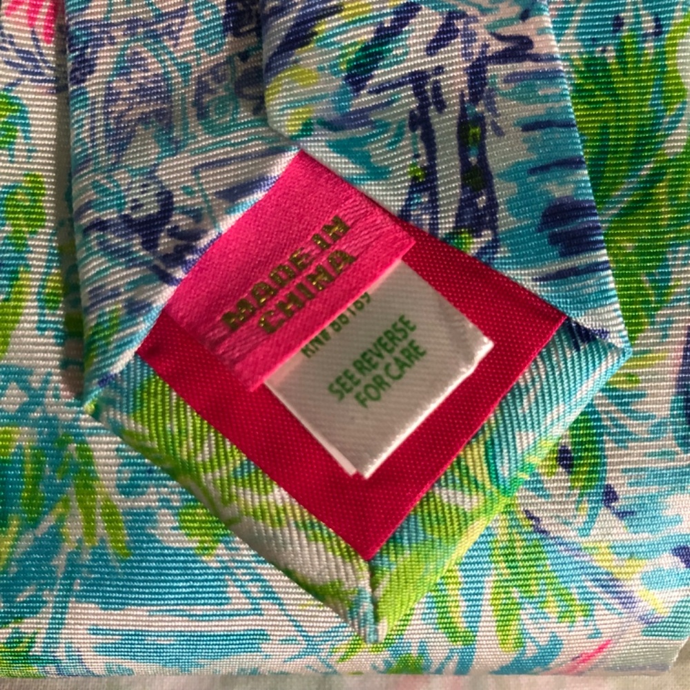 Lilly Pulitzer silk tie Bohemian Queen colorful tropical print Easter spring - Picture 4 of 10